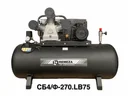 Компрессор поршневой 270.LB50 REMEZA (Белоруссия): 690 л/мин., 10 бар, ресивер 270 л., 4 кВт, 380В, габариты без упак. 1650x510x1150 мм, 180 кг.