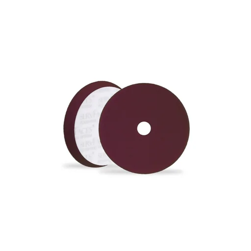 servFaces TS 8 PRO - Жесткий поролоновый полировальный круг, бордовый, 80 мм - 1