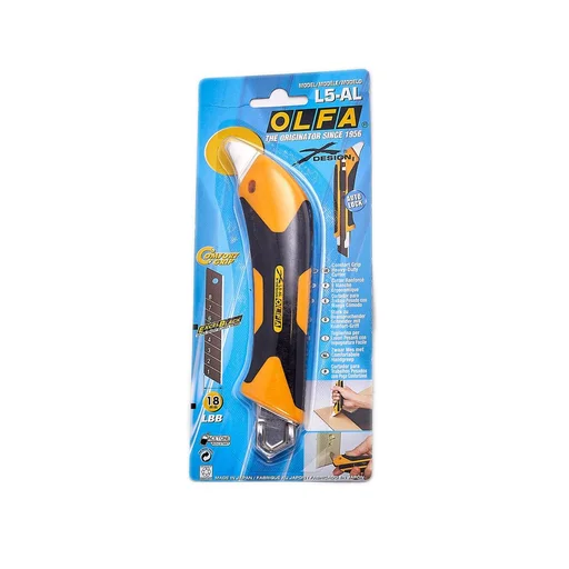 Нож, двухкомпонентный корпус, трещоточный фиксатор OL-L-5 OLFA - 1