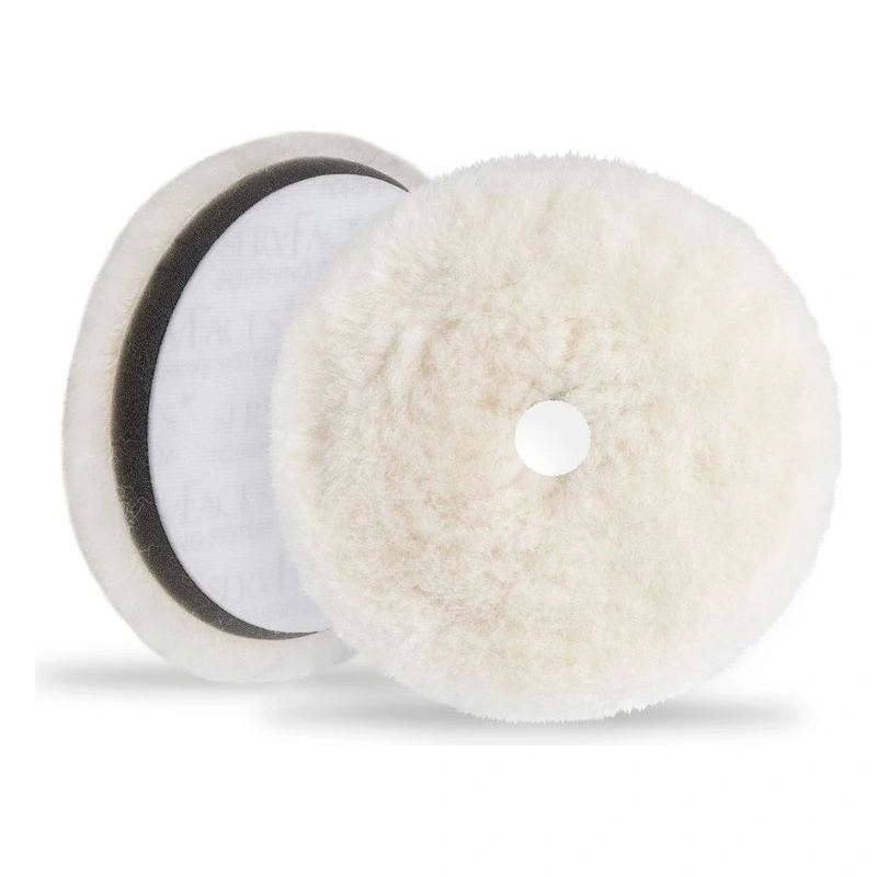 servFaces Natural Pro - Полировальный круг из шерсти, белый, 130 мм - 1