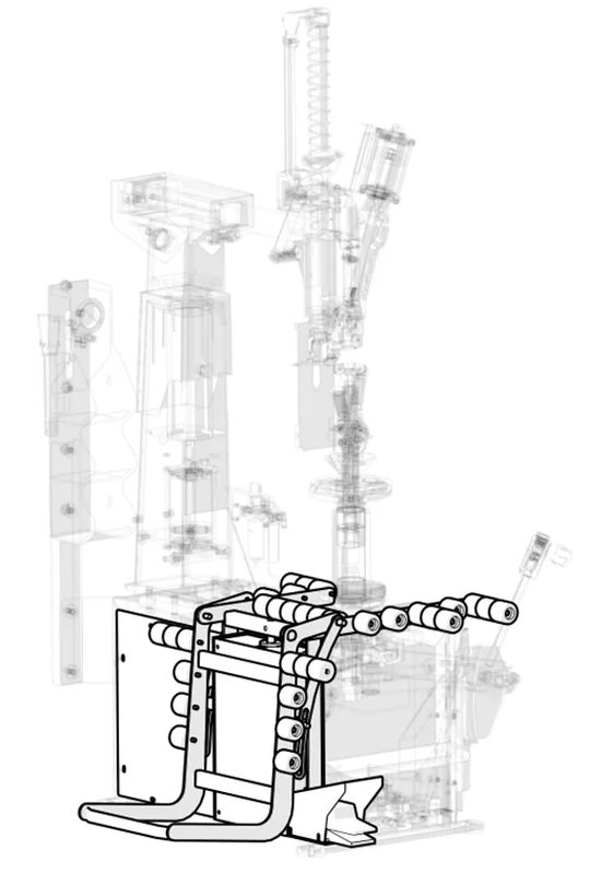 WDK-703446 Пневматический лифт 70 кг для шиномонтажного станка WDK-705722 - 1