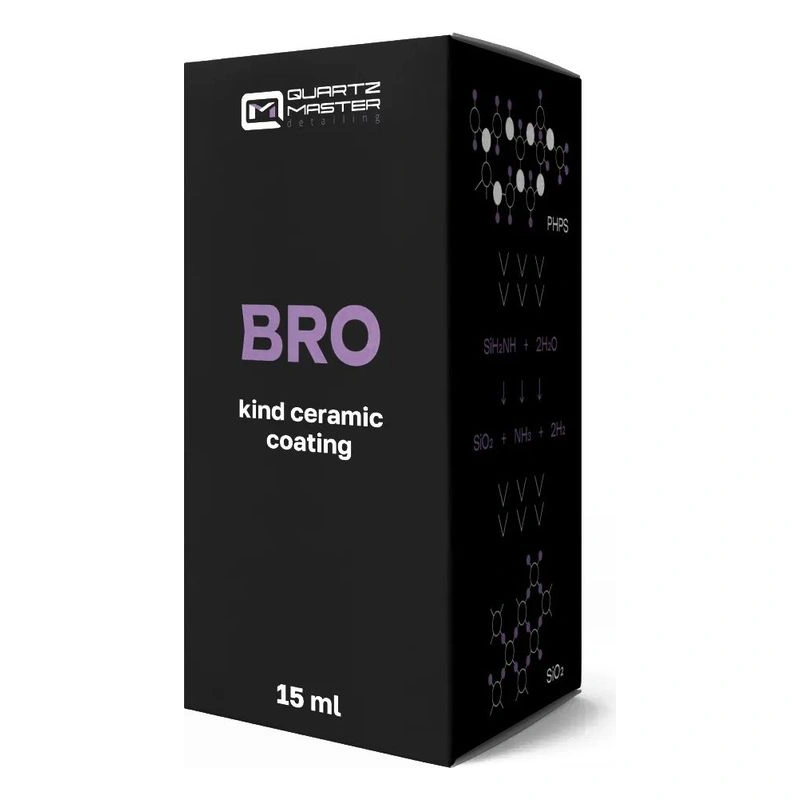 Quartz Master BRO - Профессиональная однокомпонентная керамика на основе пергидрополисилазана, 15 мл - 1