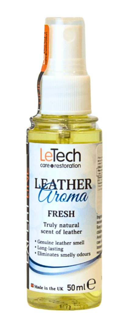 LeTech Leather Aroma Fresh - ароматизатор с ароматом натуральной кожи фрэш, 50 мл - 4