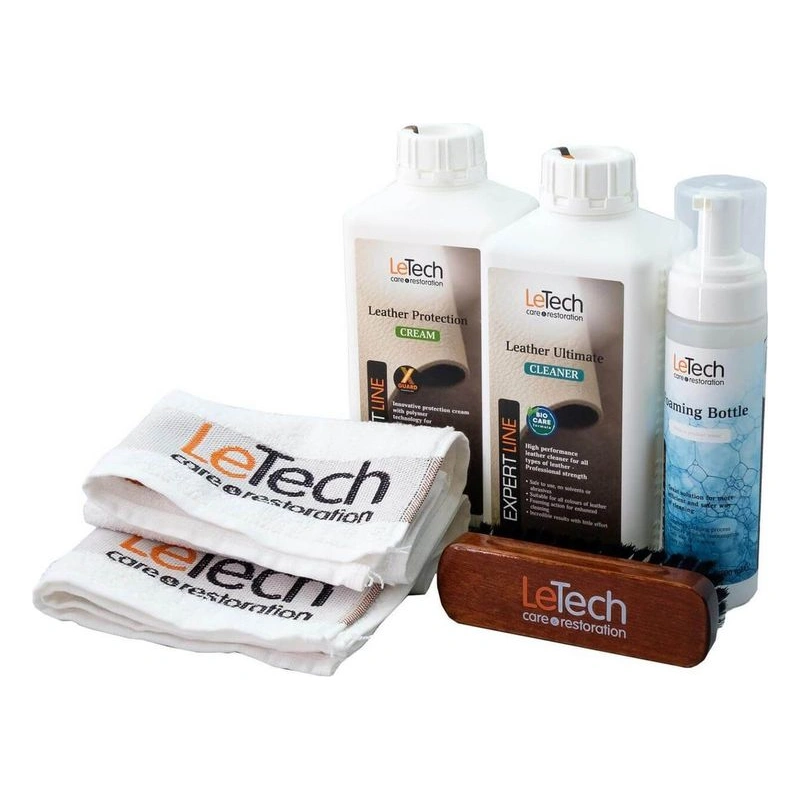 LeTech Leather Care Combo - сборный набор для ухода за кожей (без коробки), 1 л - 1