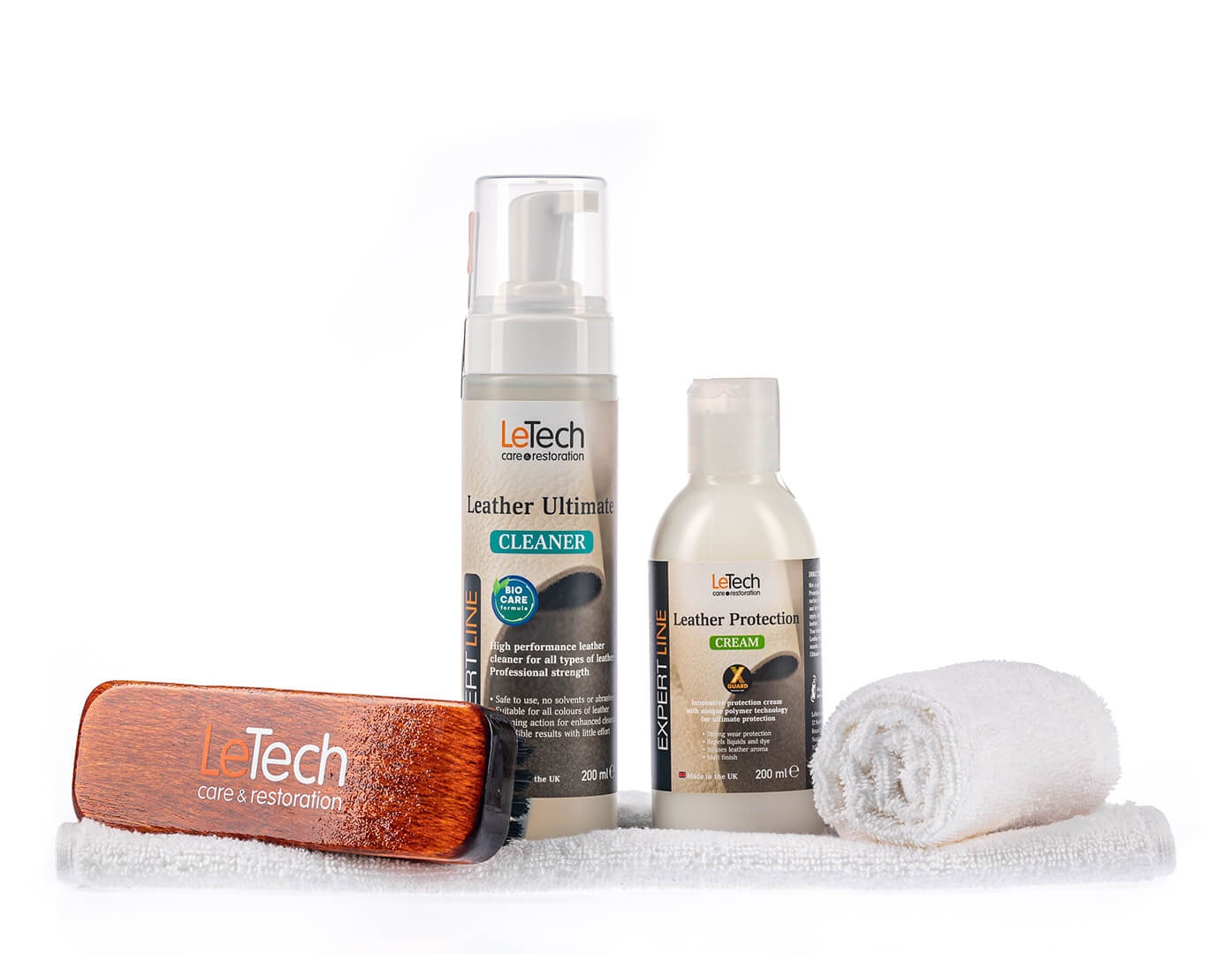 LeTech Leather Care Combo - сборный набор для ухода за кожей (без коробки), 1 л - 2