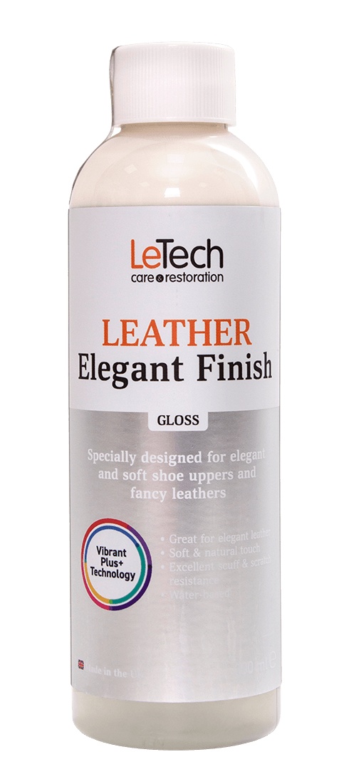 LeTech Leather Elegant Finish Gloss - защитное финишное покрытие для мягких кож, 200 мл - 2