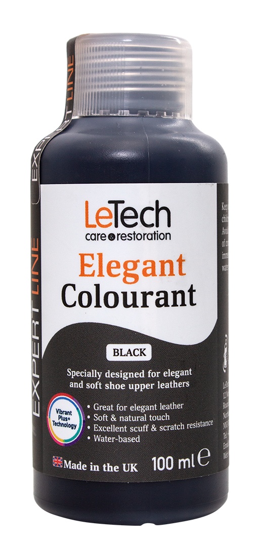 LeTech Elegant Colourant Orange - краска для мягкой и галантерейной кожи, оранжевый, 100 мл - 2