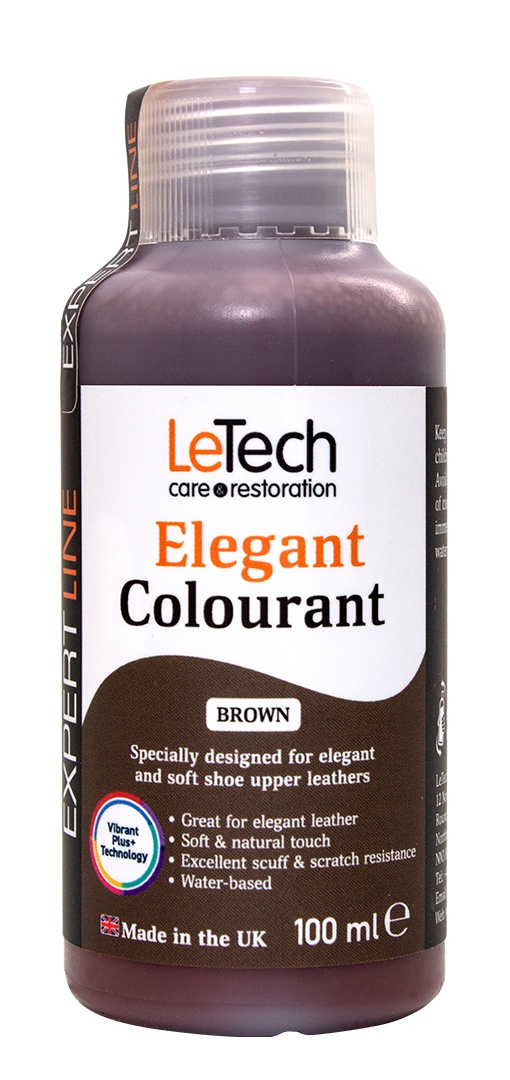 LeTech Elegant Colourant Raspberry - краска для мягкой и галантерейной кожи, малиновый, 100 мл - 3