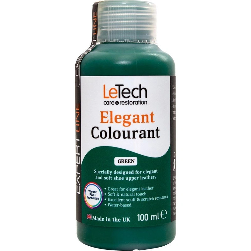 LeTech Elegant Colourant White - краска для мягкой и галантерейной кожи, белый, 100 мл - 1