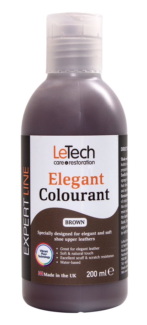 LeTech Elegant Colourant Raspberry - краска для мягкой и галантерейной кожи, малиновый, 200 мл - 2