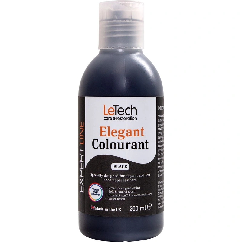 LeTech Elegant Colourant Raspberry - краска для мягкой и галантерейной кожи, малиновый, 200 мл - 1