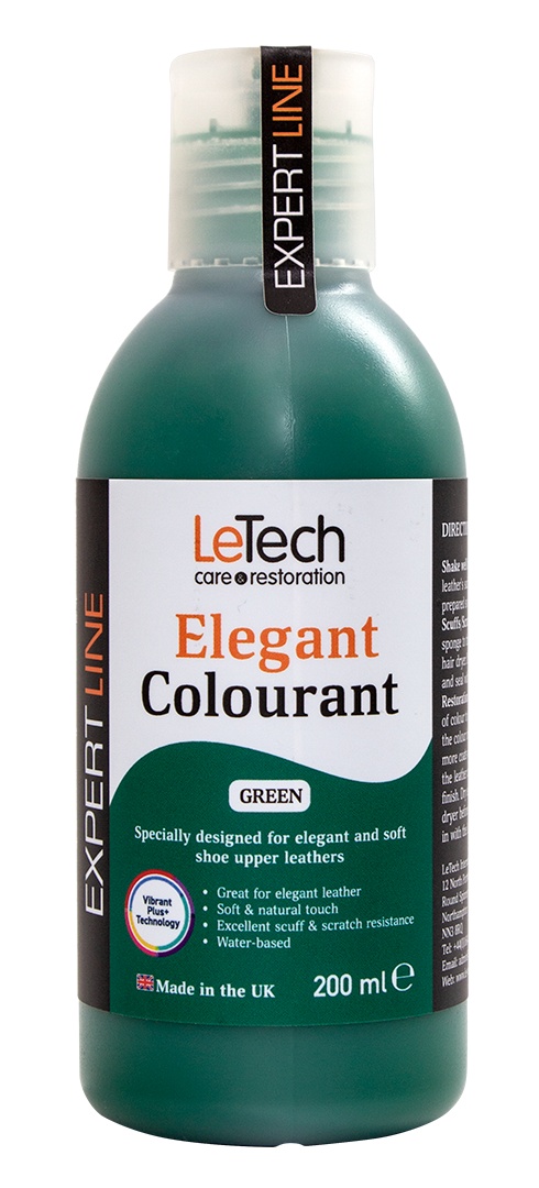 LeTech Elegant Colourant White - краска для мягкой и галантерейной кожи, белый, 200 мл - 3