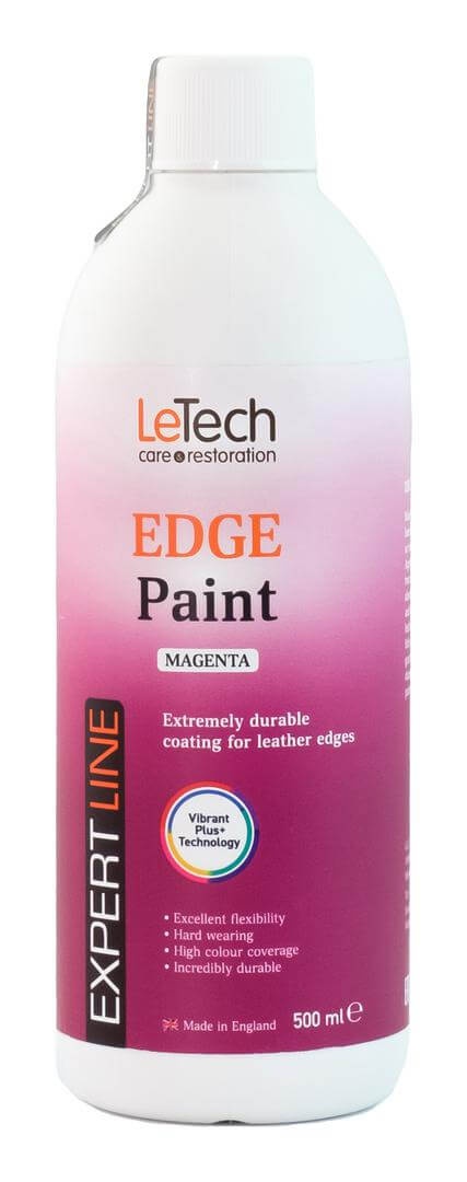 LeTech Leather Edge Paint Magenta - краска для уреза кожи, пурпурный, 15 мл - 2