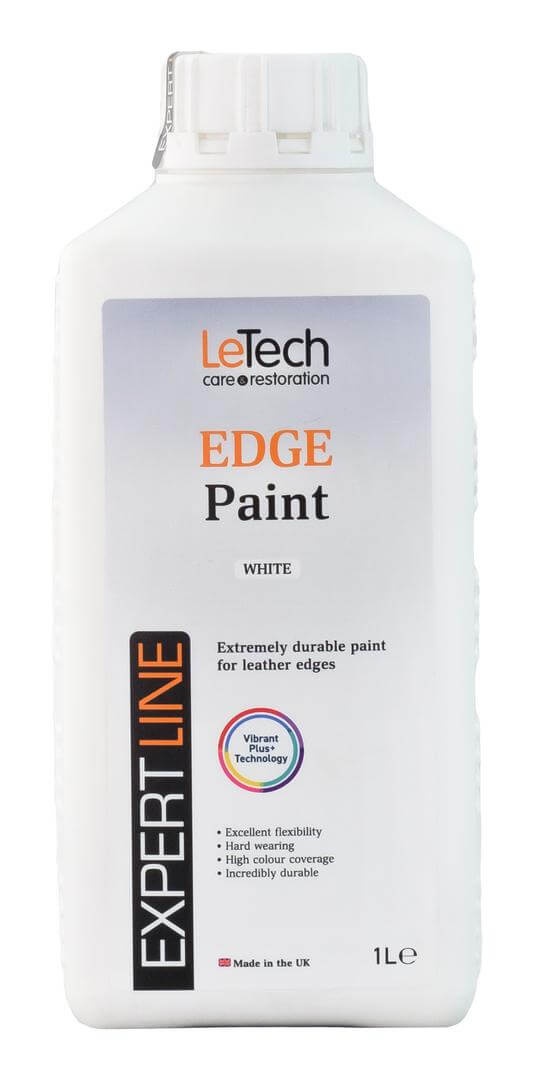 LeTech Leather Edge Paint White - краска для уреза кожи, белый, 50 мл - 3