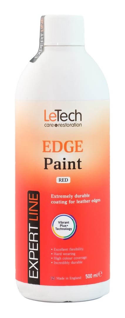 LeTech Leather Edge Paint Imperial Red - краска для уреза кожи, имперский красный, 50 мл - 2