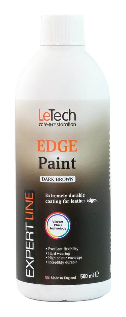 LeTech Leather Edge Paint Dark Brown - краска для уреза кожи, темно-коричневый, 50 мл - 2
