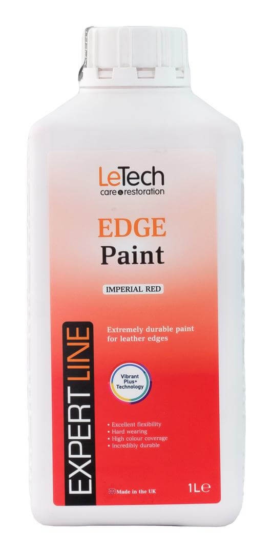 LeTech Leather Edge Paint Imperial Red - краска для уреза кожи, имперский красный, 200 мл - 3