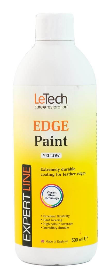 LeTech Leather Edge Paint Yellow - краска для уреза кожи, желтый, 200 мл - 3