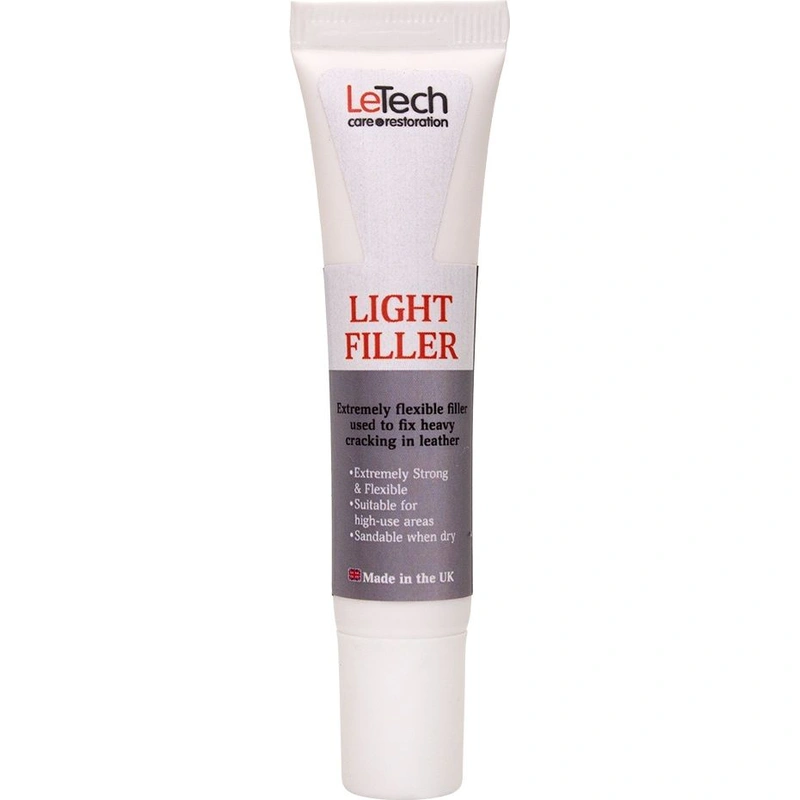 LeTech Leather Light Filler Black - жидкая кожа для ремонта, черный, 15 мл - 1