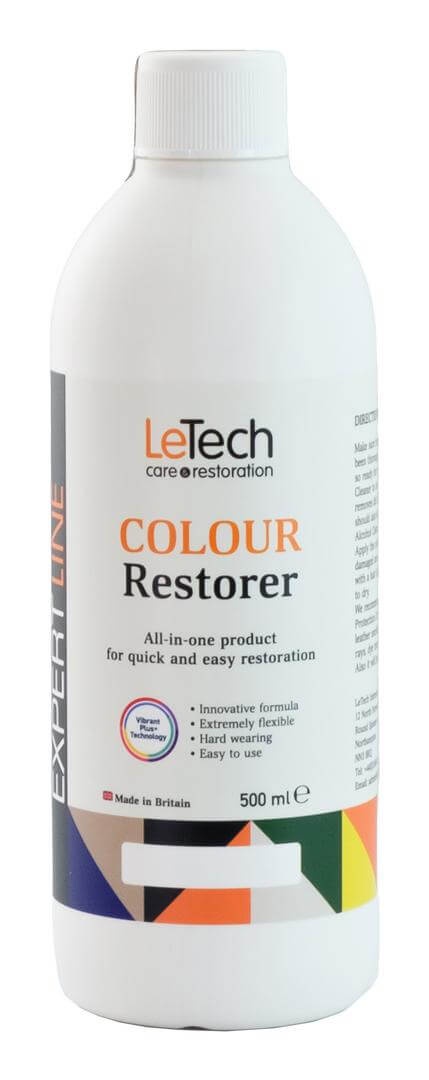 LeTech Leather Colour Restorer White - жидкая кожа для покраски, белый, 50 мл - 3