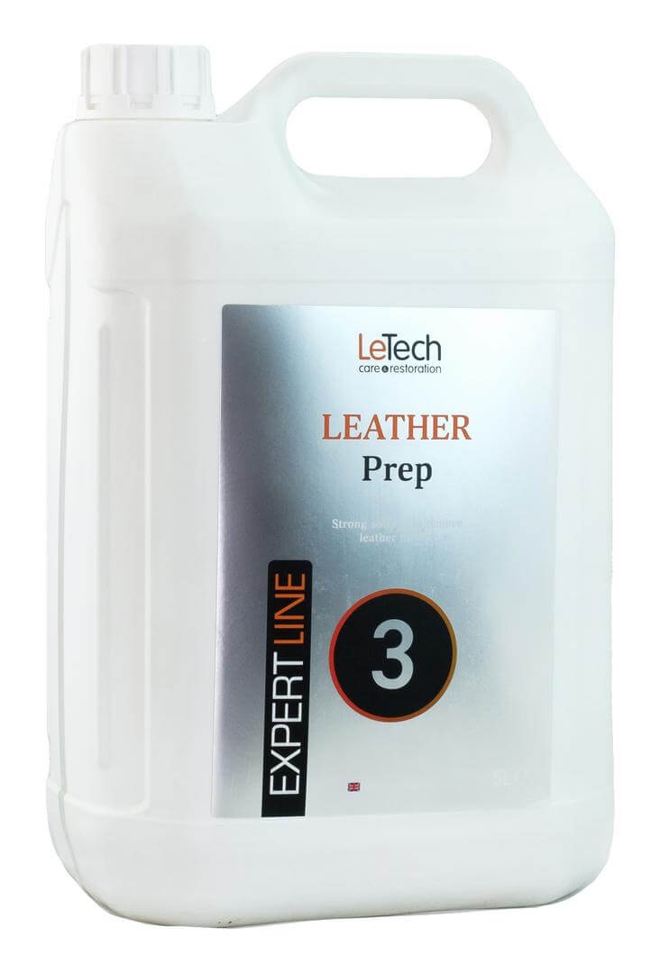 LeTech Leather Prep - средство для удаления краски с кожи, 5 л - 2