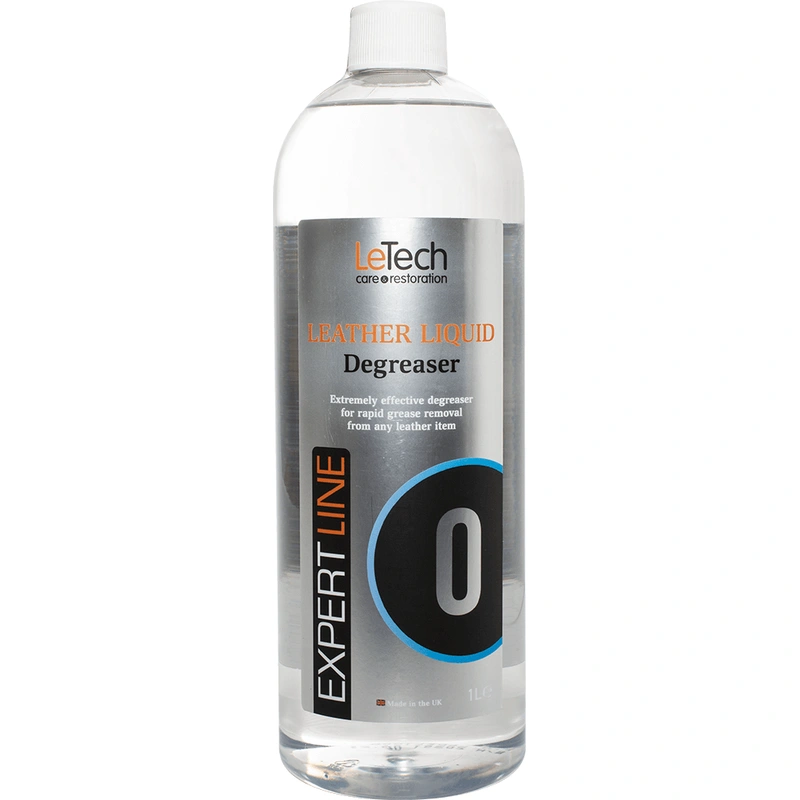 LeTech Leather Liquid Degreaser - средство для обезжиривания кожи, 1 л - 1
