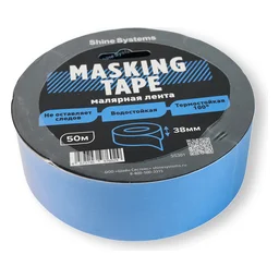 Masking Tape Синяя малярная лента Shine Systems, 38мм