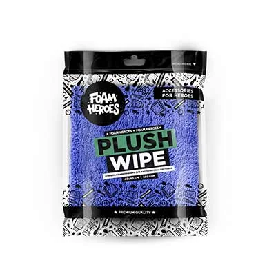 Plush Wipe Плюшевая микрофибра для располировки составов Foam Heroes, 40см*40см - 1