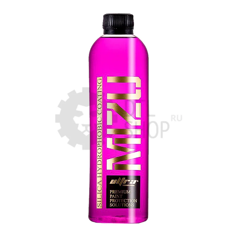 Ultra Technologies MIZU Coat (концентрат) - гидрофобное покрытие на кварцевой основе, 500 мл