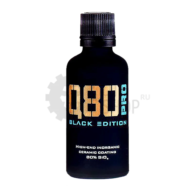 Ultra Technologies Q80PRO BLACK EDITION - керамическое покрытие для темных автомобилей, 50 мл