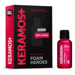 Foam Heroes Keramos+ - керамическое покрытие для ЛКП автомобиля, 30 мл