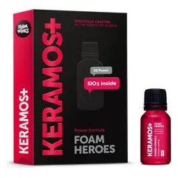 Foam Heroes Keramos+ - керамическое покрытие для ЛКП автомобиля, 15 мл