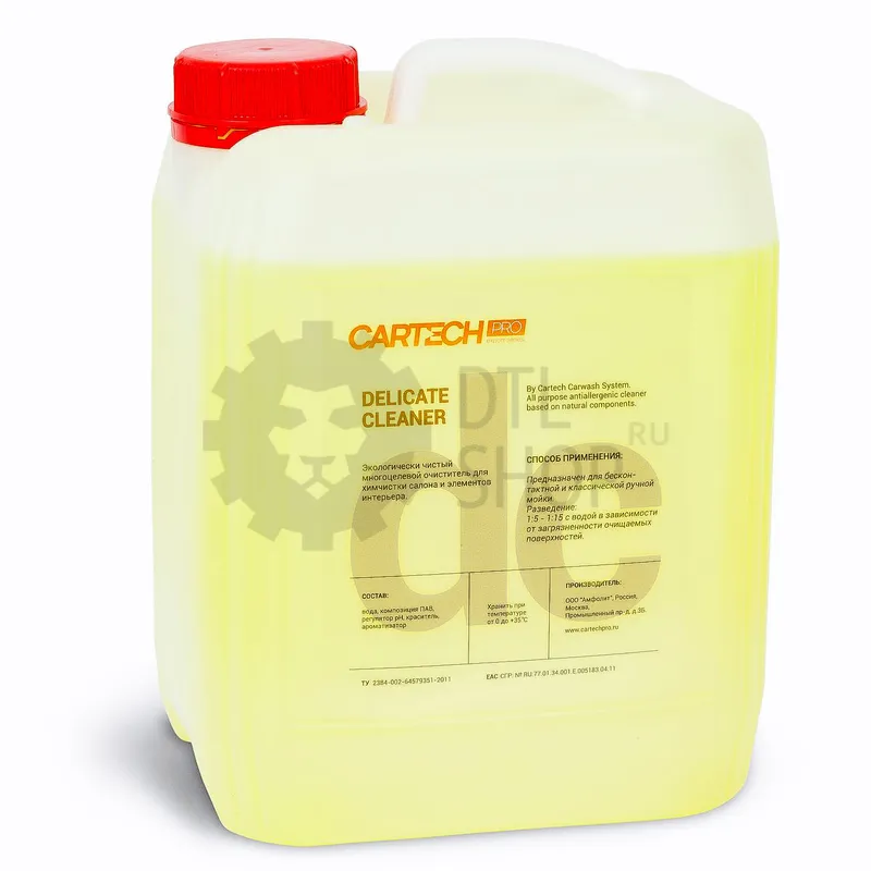 CarTech Pro Delicate Cleaner - Средство для чистки поверхностей интерьера, 5 кг - 1