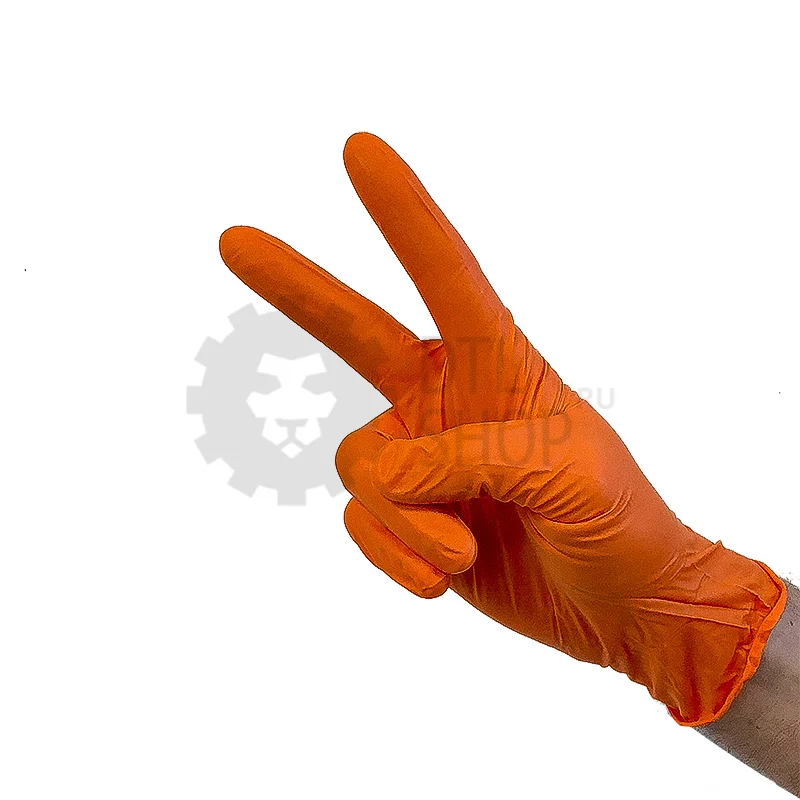 Jeta Pro Нитриловые перчатки оранжевого цвета, размер XL, 100 шт