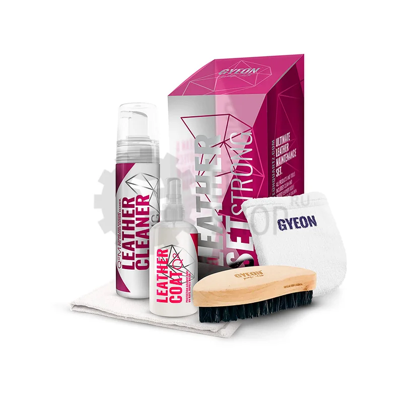 GYEON LeatherSet Strong - ''Мощный'' набор для ухода за кожей, 200 мл