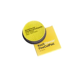 Koch Chemie Fine Cut Pad - Полировальный диск поролоновый средней жесткости, желтый, 76 мм