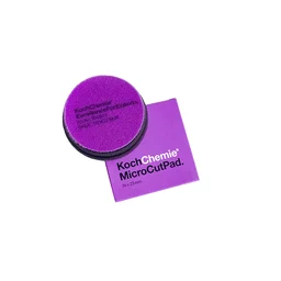 Koch Chemie Micro Cut Pad - Полировальный диск поролоновый мягкий, фиолетовый, 76 мм