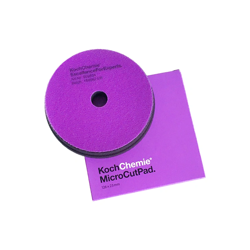 Koch Chemie Micro Cut Pad - Полировальный диск поролоновый мягкий, фиолетовый, 126 мм - 1