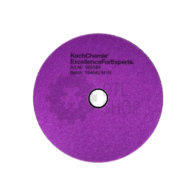 Koch Chemie Micro Cut Pad - Полировальный диск поролоновый мягкий, фиолетовый, 126 мм - 3