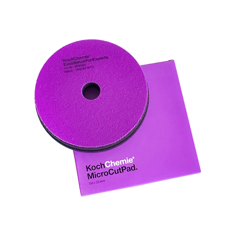 Koch Chemie Micro Cut Pad - Полировальный диск поролоновый мягкий, фиолетовый, 150 мм - 1
