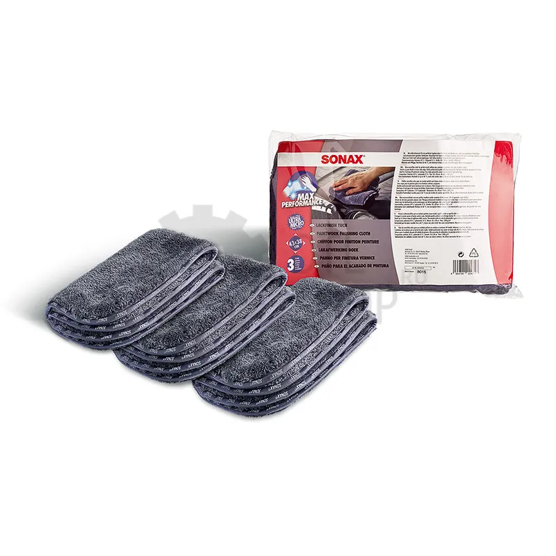 Sonax Paintwork Finishing Cloth - Мягкая микрофибра 1300 гр/м2, 3 шт - 1