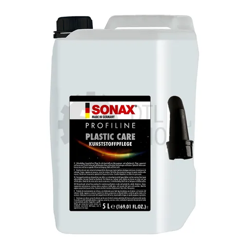 Sonax PlasticCare - Уход за неокрашенным пластиком, 5 л - 1