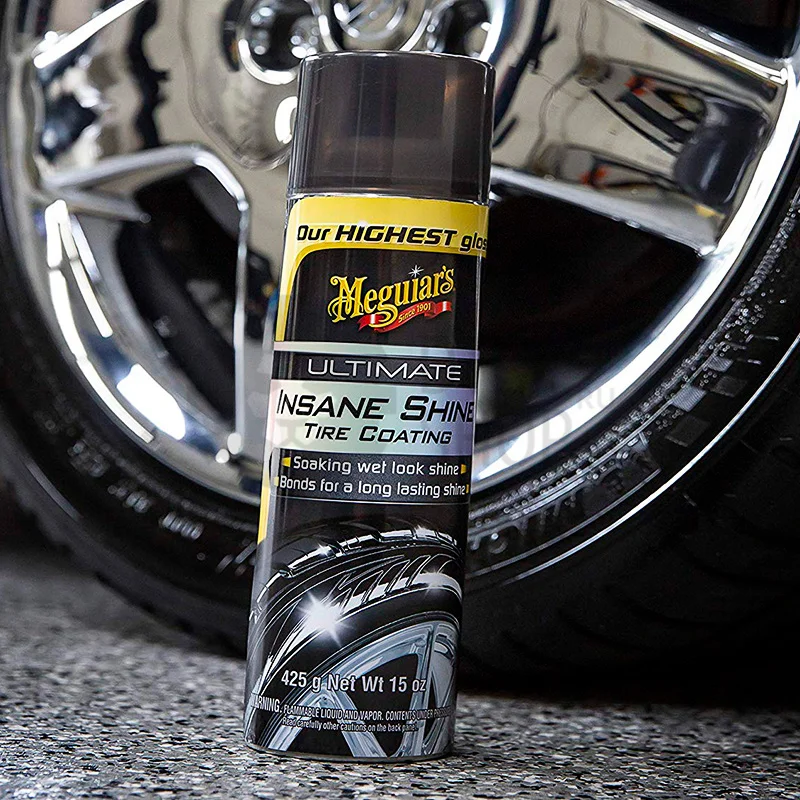 Meguiar's Ultimate Insane Shine Tire Coating - чернение для шин, аэрозоль, 443 мл - 2