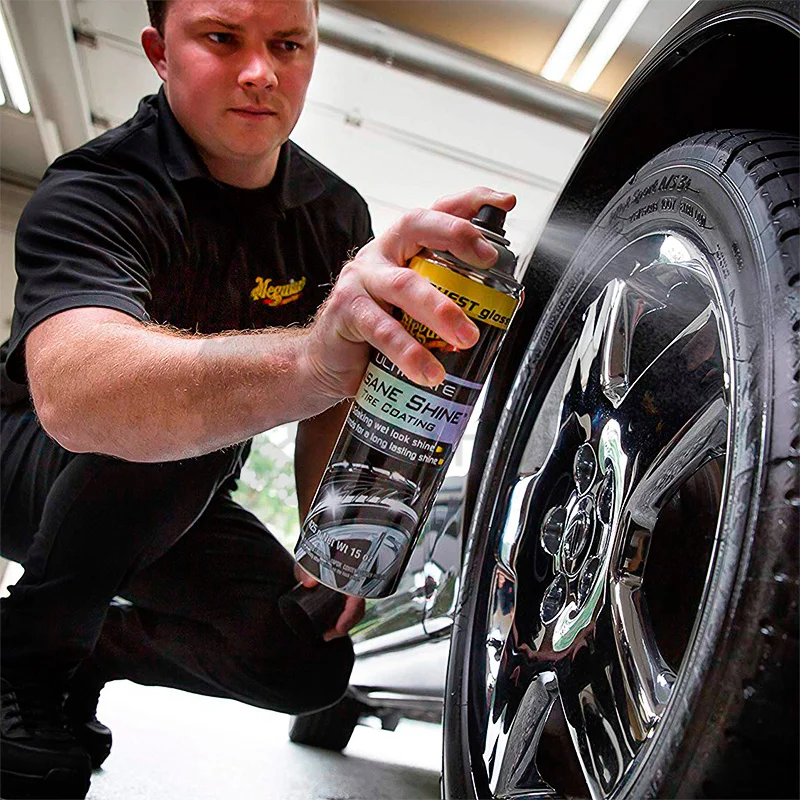 Meguiar's Ultimate Insane Shine Tire Coating - чернение для шин, аэрозоль, 443 мл - 3