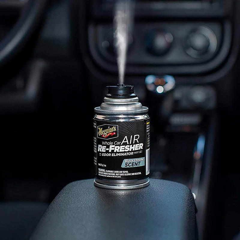 Meguiar's Air Refresher Black Chrome Scent - Нейтрализатор запахов в салоне, 74 мл - 5