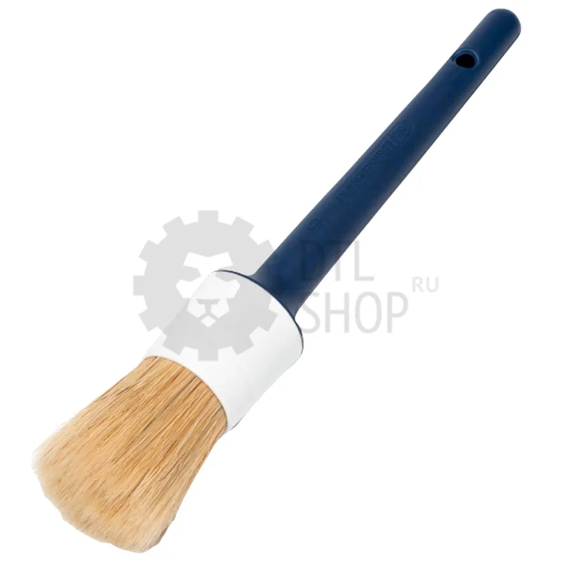 Leraton Кисть для детейлинга натуральная щетина, 35 мм