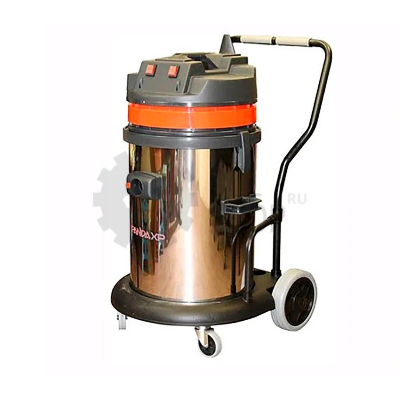 Portotecnica PANDA 429M GA XP INOX - Пылесос (пылеводосос) на тележке, две турбины, 2.8 кВт, 62 л