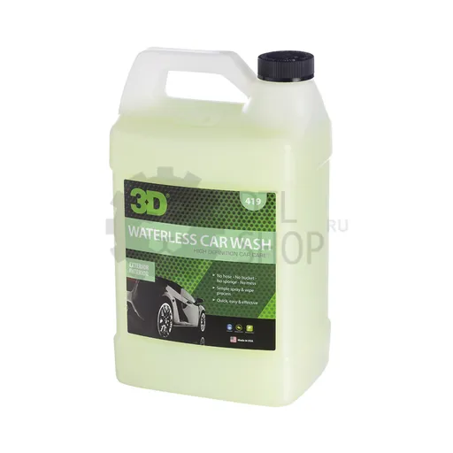 3D Waterless Car Wash - Безводное и безмыльное чистящее средство для любых поверхностей, 3.78 л - 1