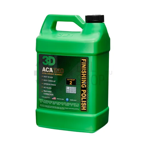 3D ACA Finishing Polish - Абразивная полироль с оксидом алюминия на водной основе, 3.78 л - 1