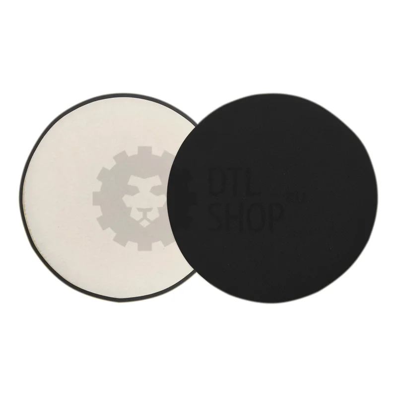 3D Pad Finishing Foam Black 3'' - Полировальный круг поролоновый, финишный, черный, 76 мм